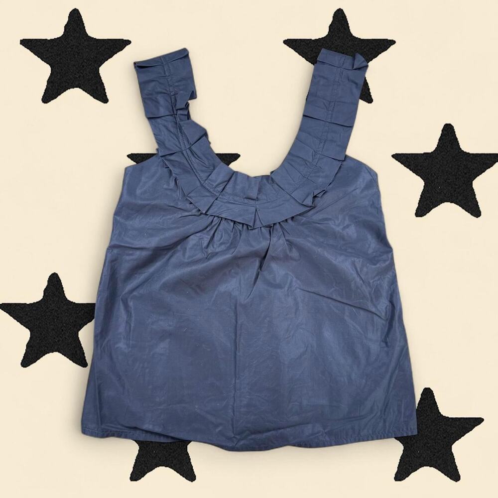 ★ Zara scooped ruffled neckline tank ★